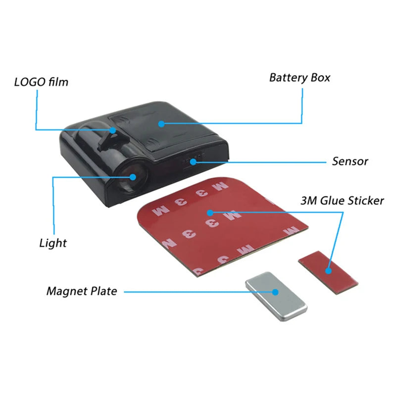 Wireless Led Car Door Welcome Laser Projector