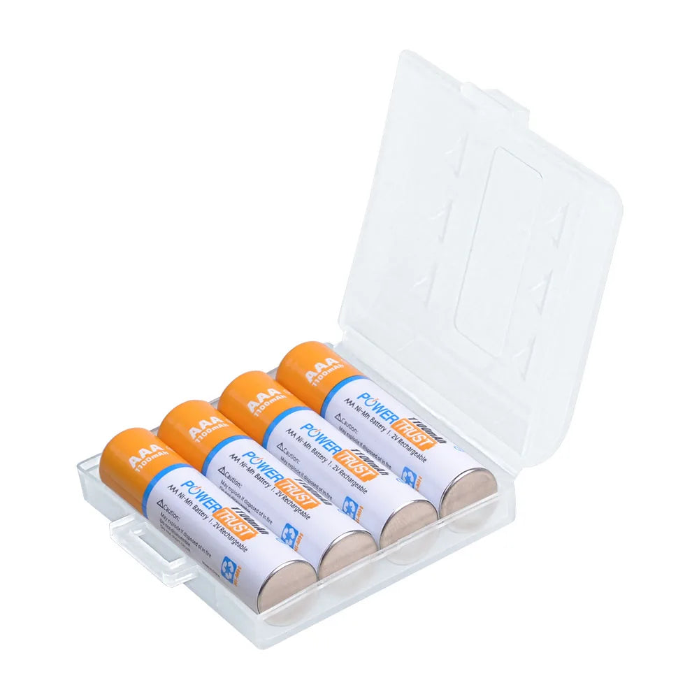 Rechargeable AA & AAA Batteries with 8-Slot Charger