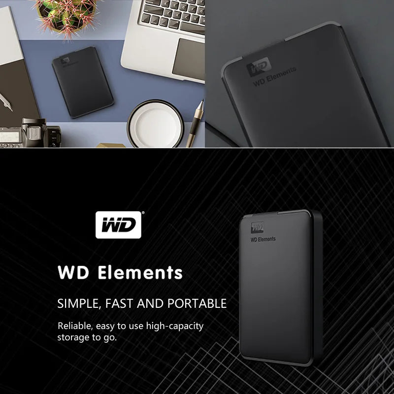 WD Elements Portable External Hard Drive