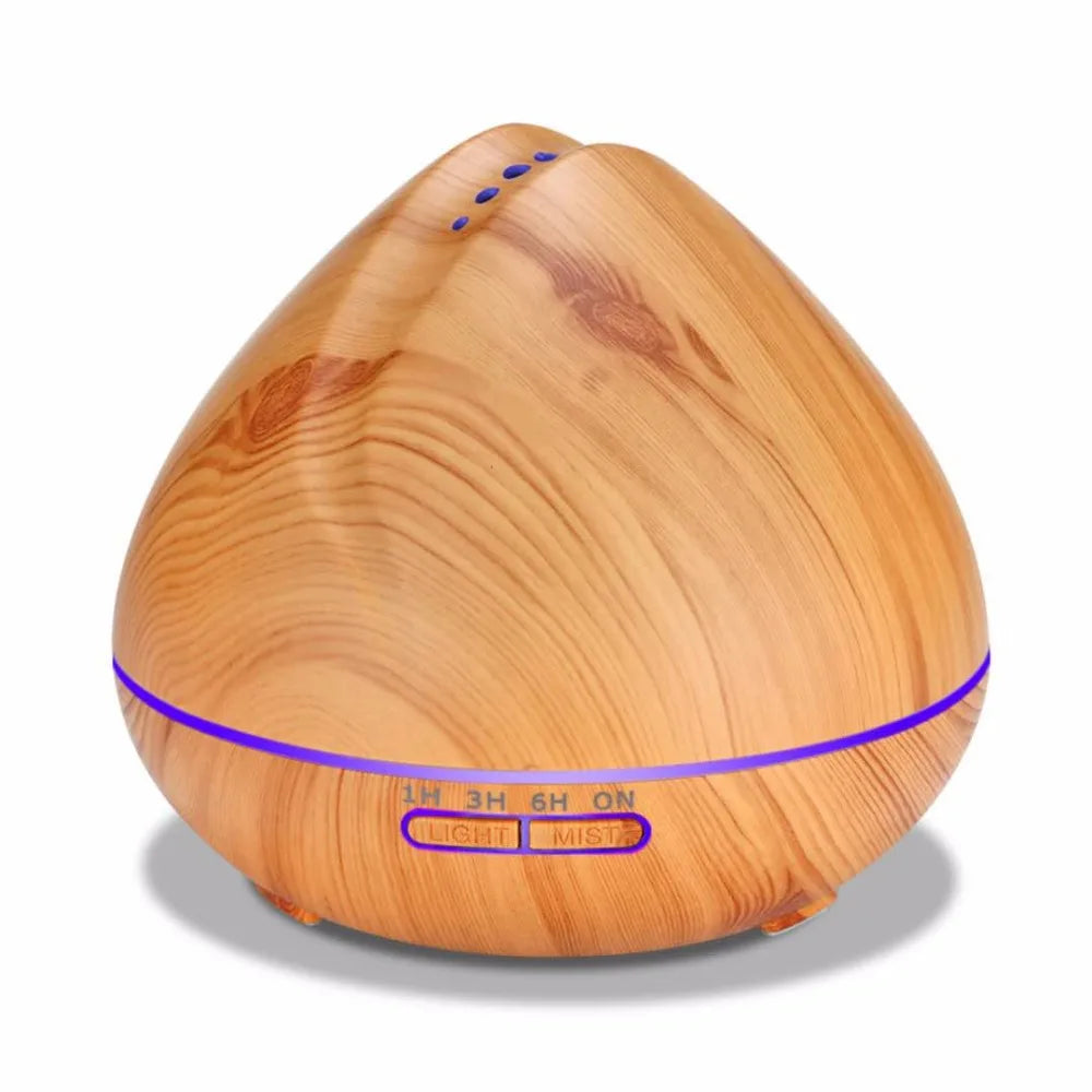 Remote Control Ultrasonic Humidifier Essential Oil Diffuser With 7 Color LED