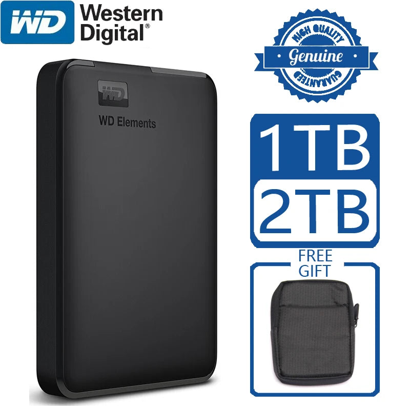 WD Elements Portable External Hard Drive