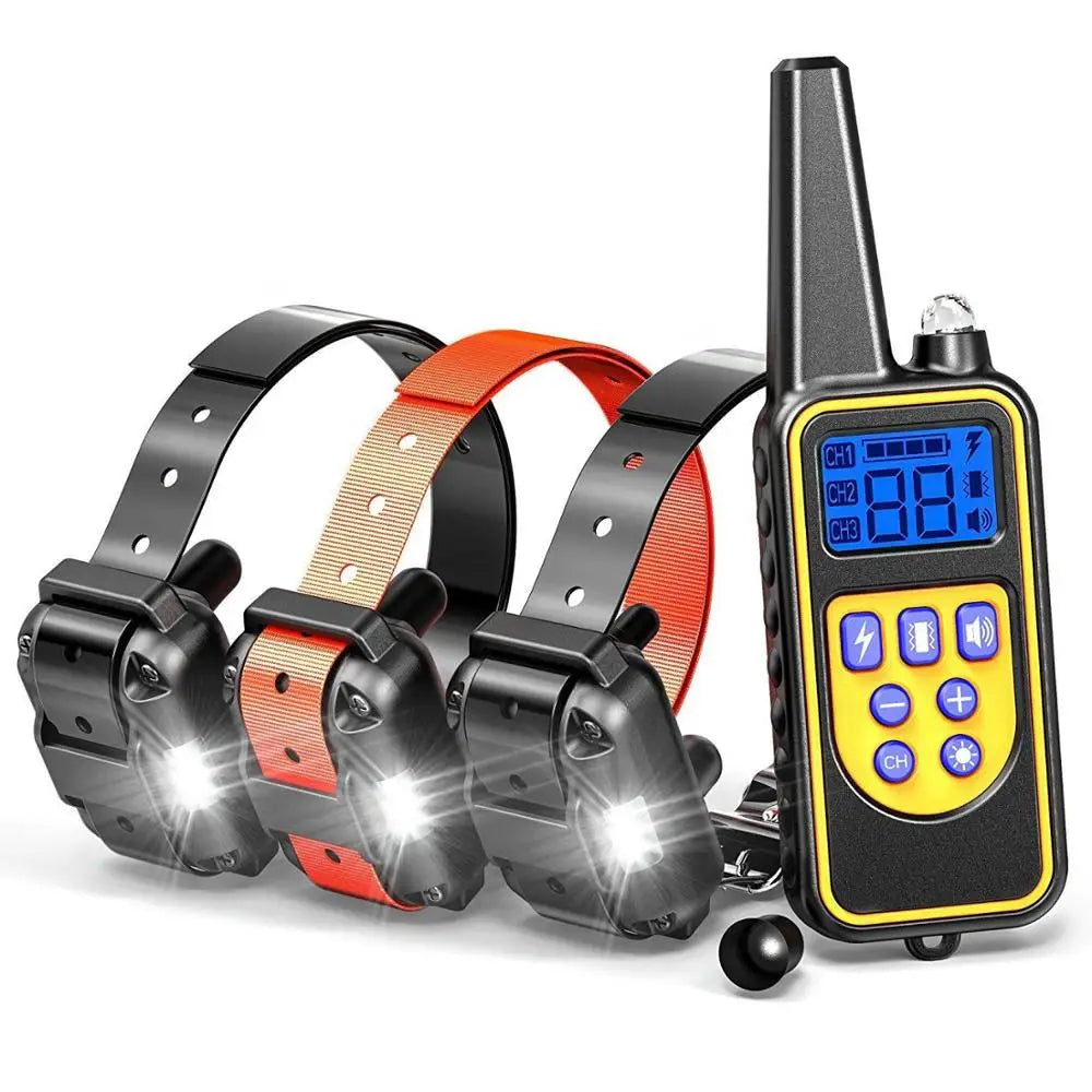 Electric Pet Training Collar with Remote Control