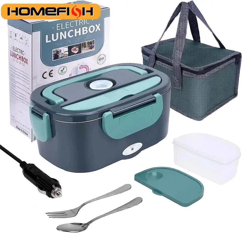 HOMEFISH 1.5L Electric Lunch Box Food Warmer