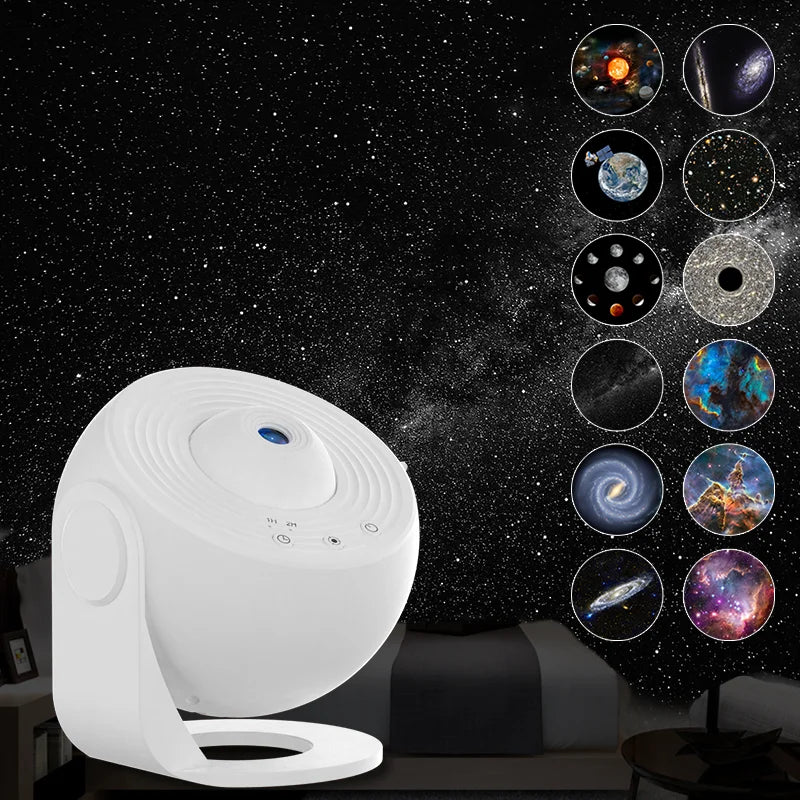 Galaxy Projector Night Light – 360° Rotate Star Planetarium Projector