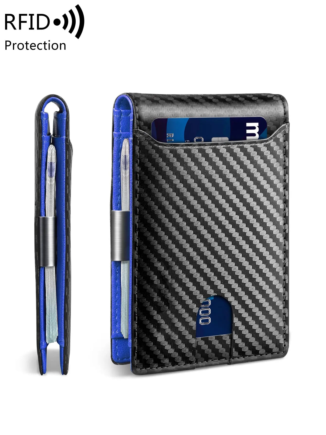 Minimalist and fashionable men's wallet RFID barrier