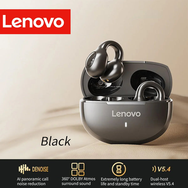 Lenovo Wireless Sport Earbuds Active Noise Cancelling Clip on