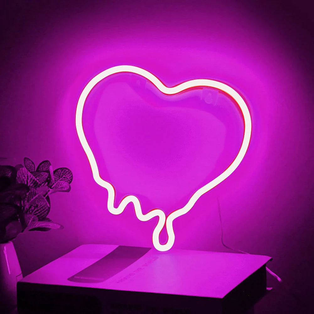 USB/Battery LED Neon Light Wall Art