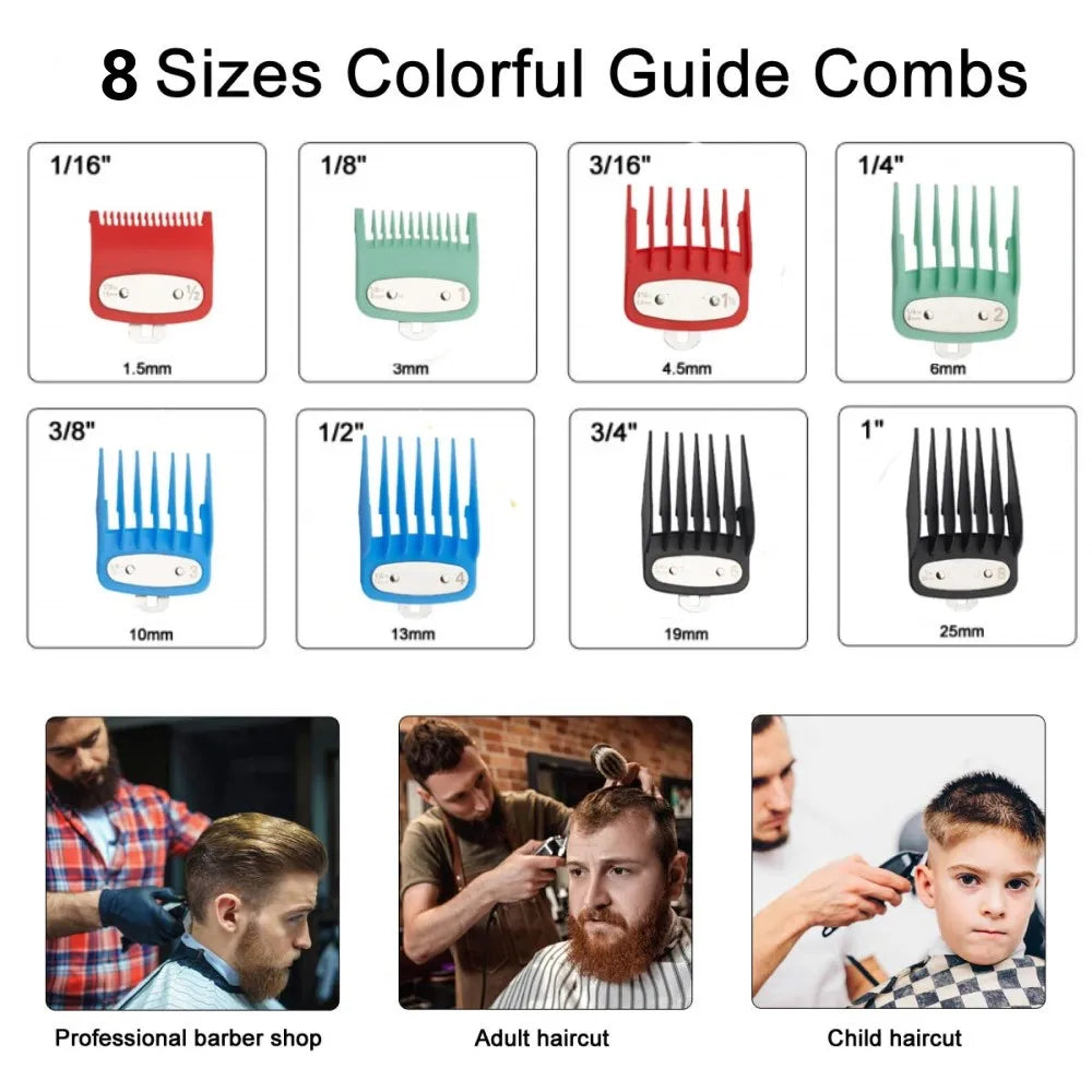 Kemei 1990 professional men's hair clipper with LCD display