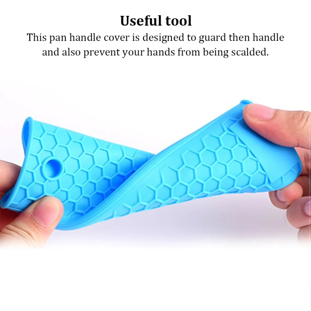 2Pcs Silicone Pot Pan Handle Sleeve