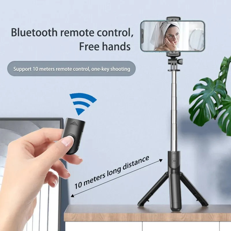 Bluetooth Wireless Selfie Stick Mini Tripod