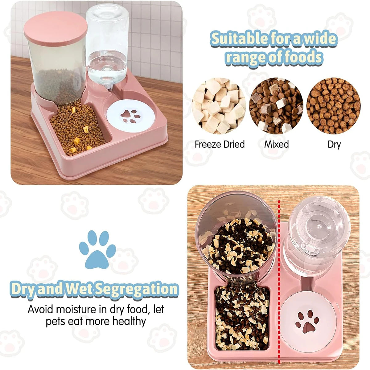 Automatic Pet Feeder & Water Dispenser