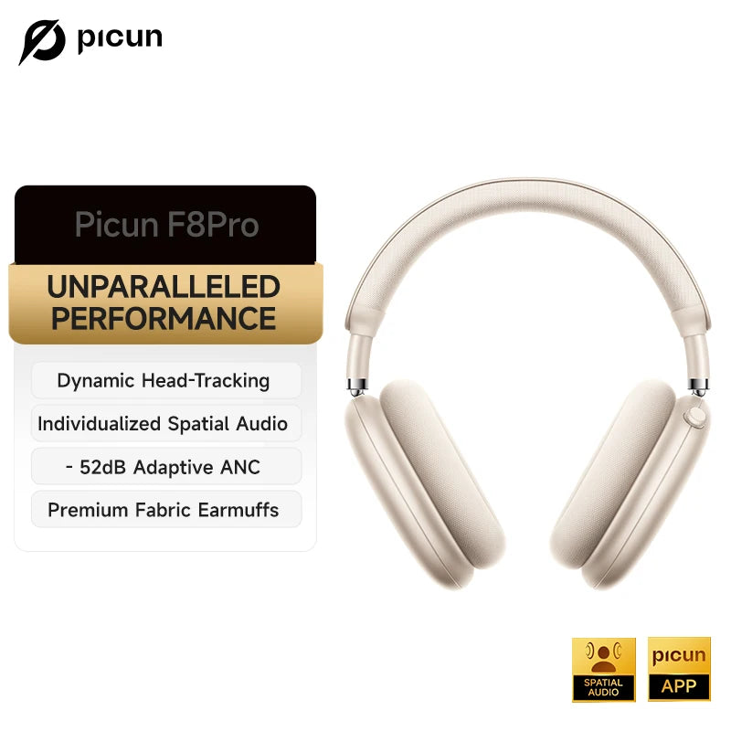 Picun F8 Pro ANC Wireless Headphones