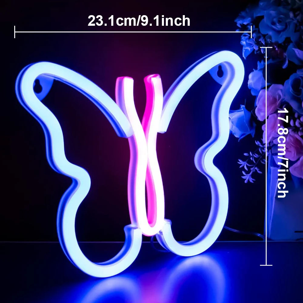 USB/Battery LED Neon Light Wall Art