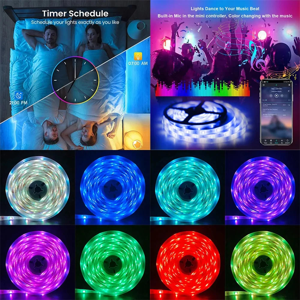 40M Bluetooth LED Strip Lights