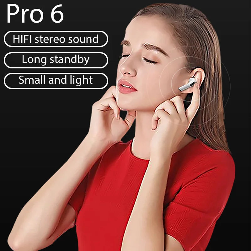 Original Air Pro 6 TWS Wireless Bluetooth Earphones