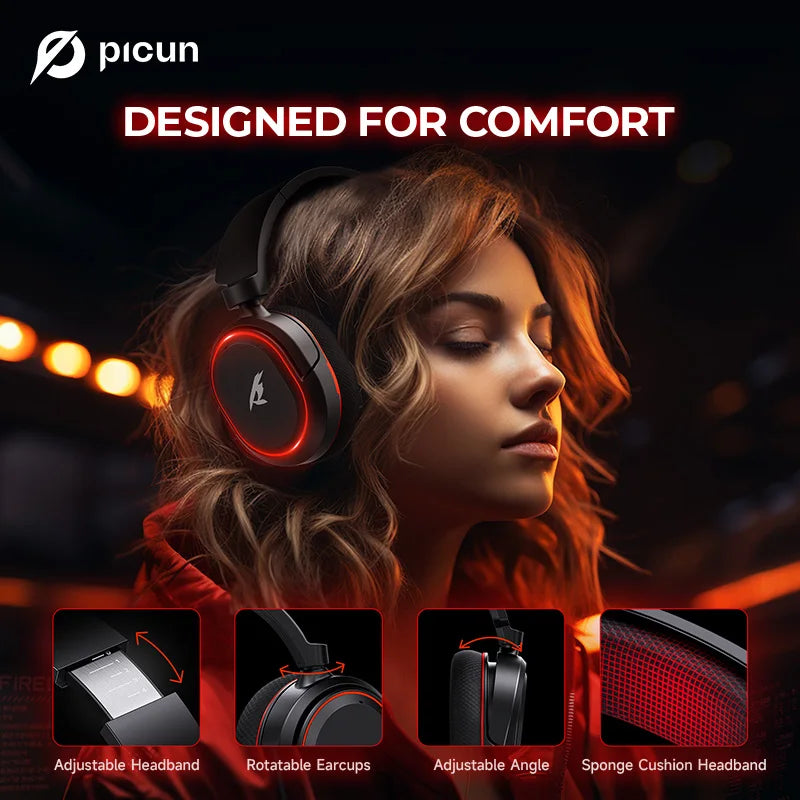 Picun G2 Wireless Gaming Headset