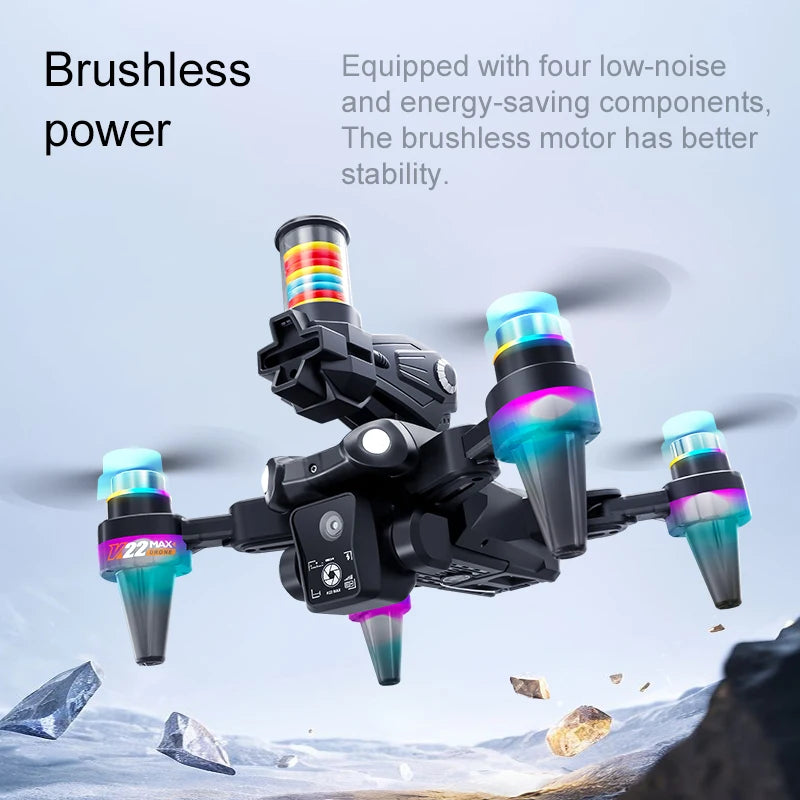 K22 MAX Frisbee Launch Drone with HD Dual Camera Remote Control Quadcopter