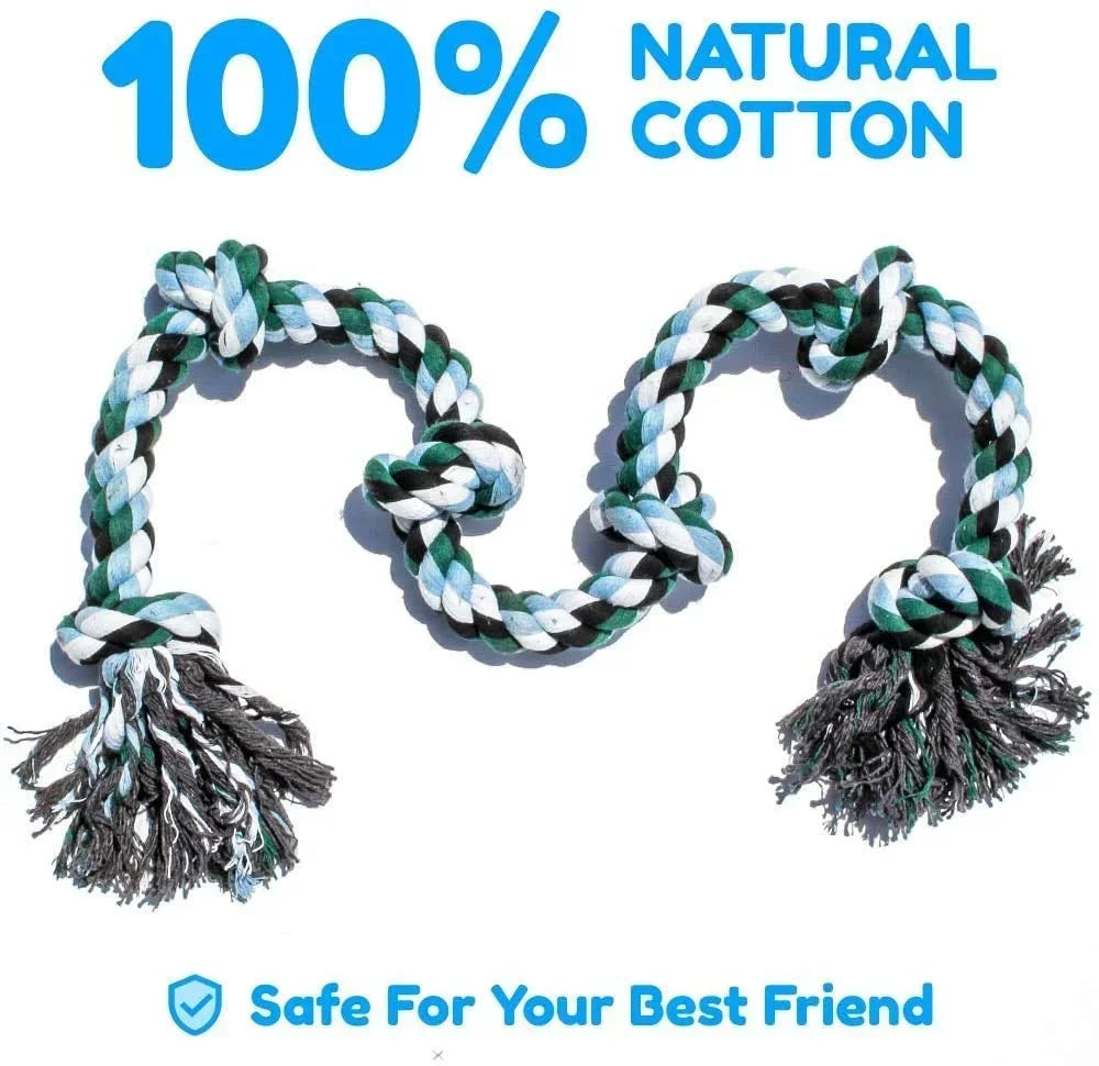 Giant Dog Rope Toy – 42" Indestructible 6-Knot Tug