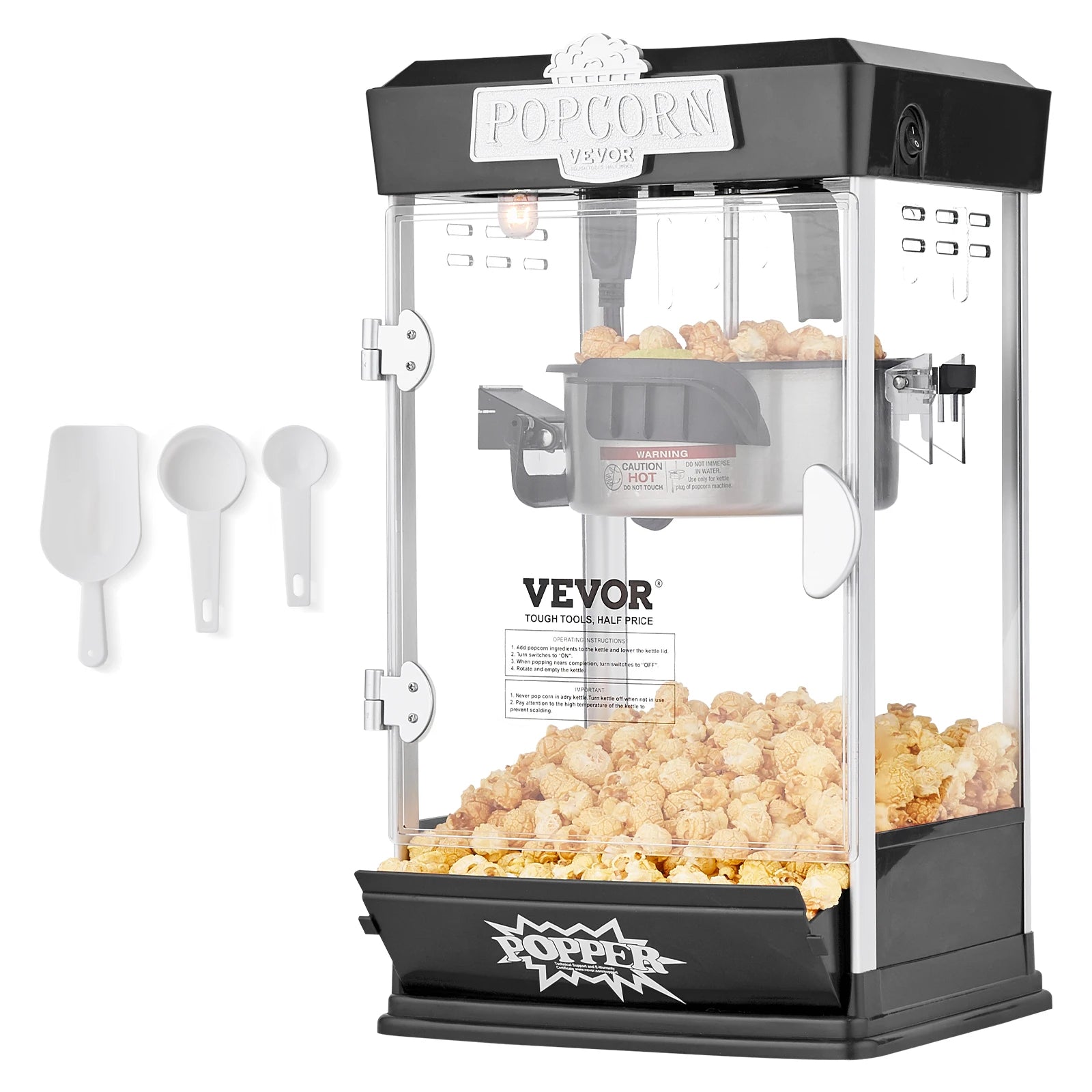 Countertop Commercial Popcorn Machine 1.5 Gal per Batch