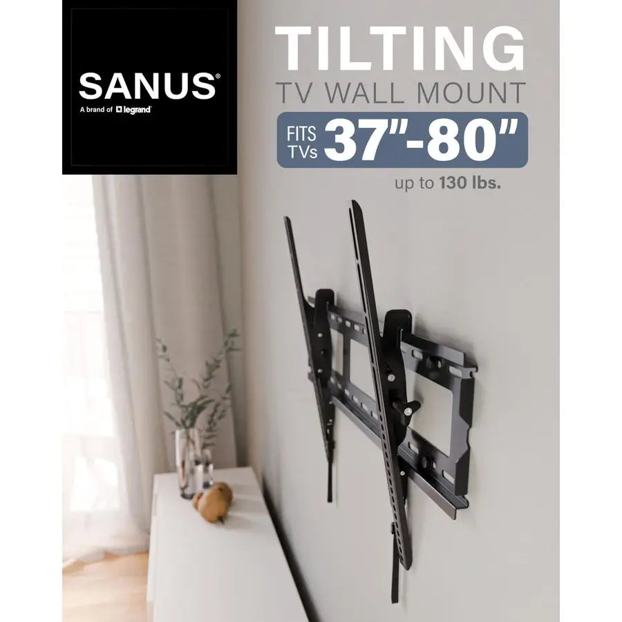 Tilting TV Wall Mount Bracket for 37" to 80" TV's up to 130lbs