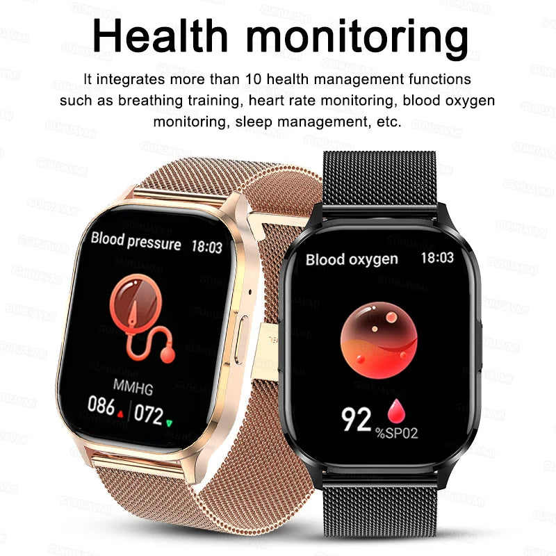 2026 Women Fashion Ultra Smartwatche 2.01"AMOLED Full Touch Screen For Android IOS