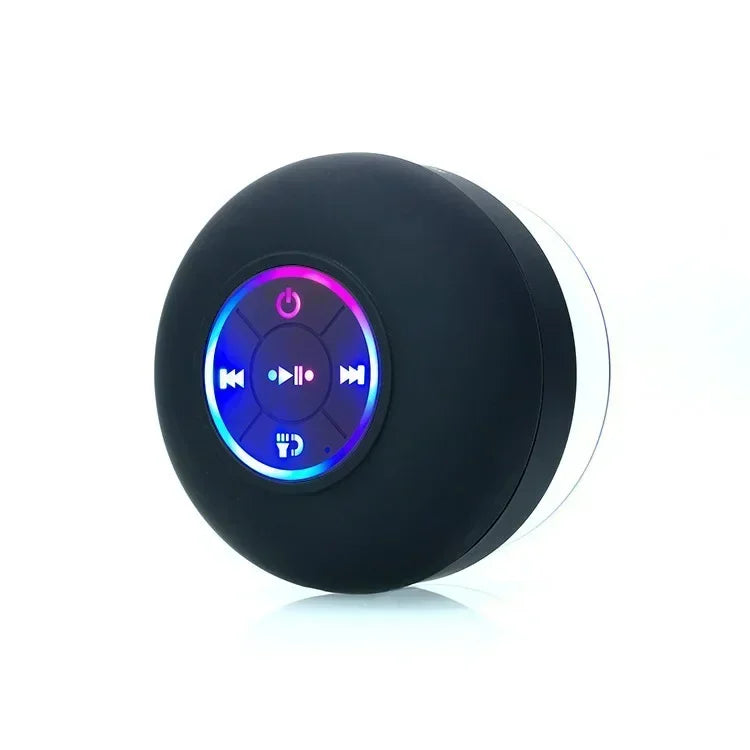 Portable Waterproof Bluetooth Audio Speaker with Large Suction Cup