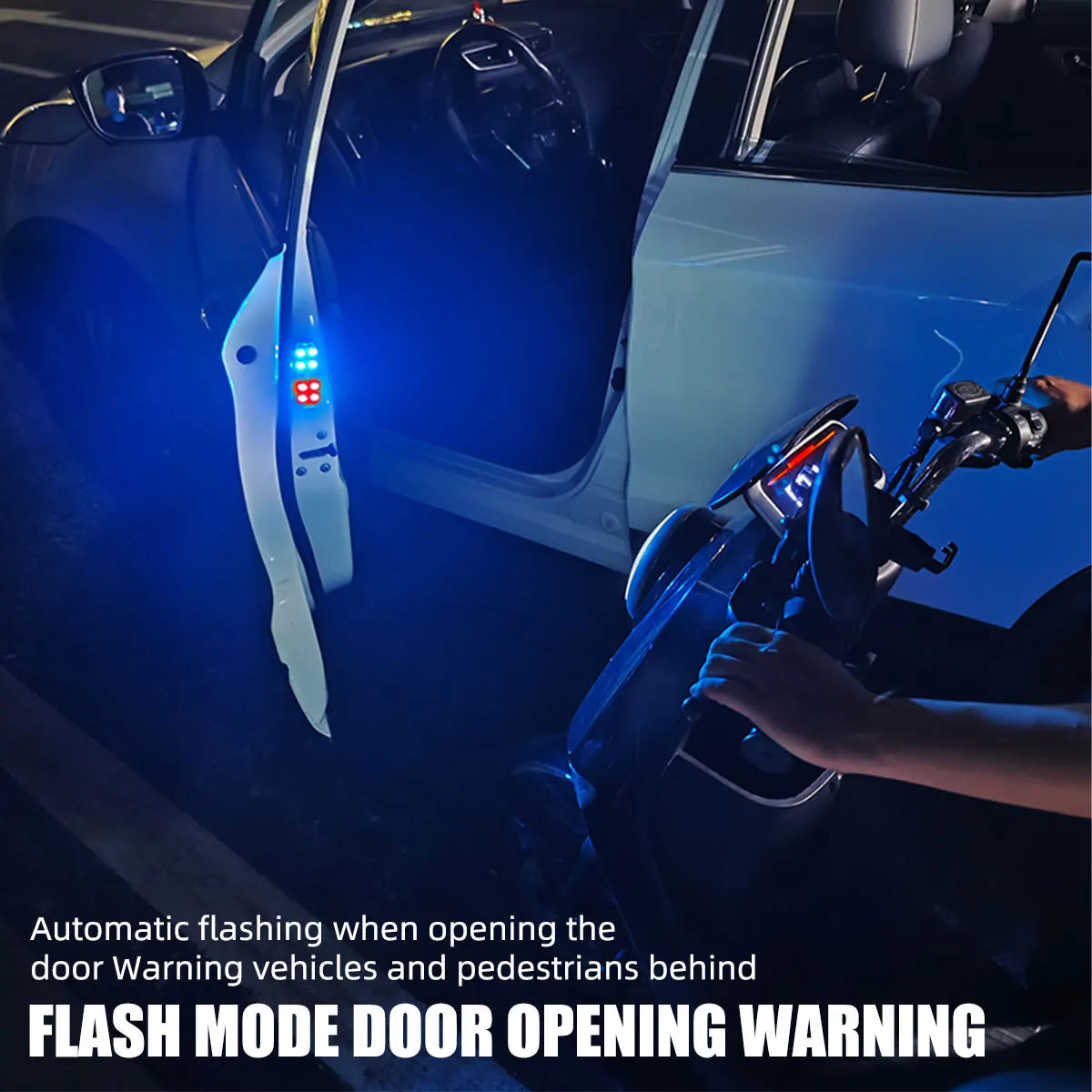 2Pcs Wireless Car RGB LED Door Lights