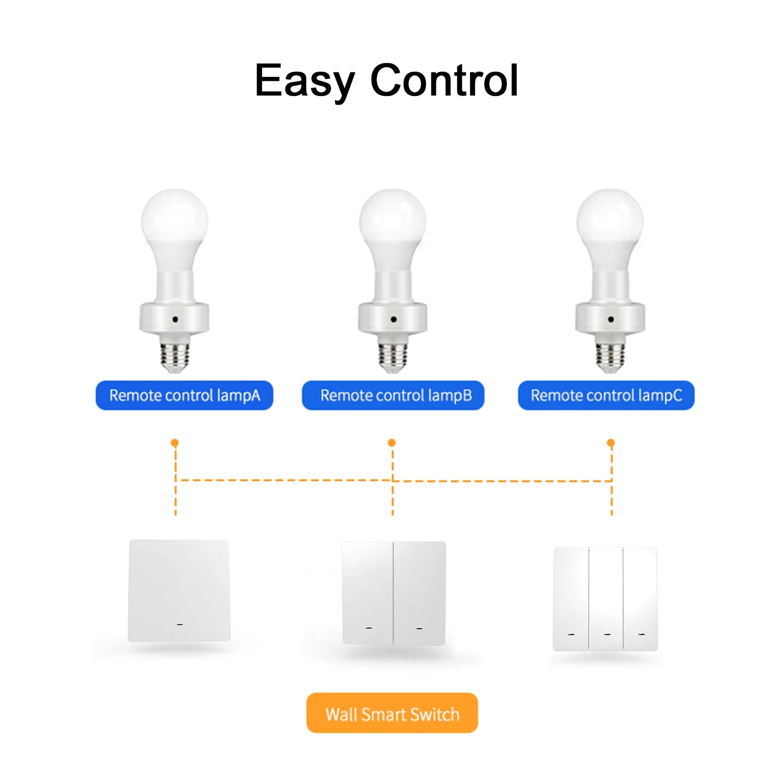 Smart 1/2/3 Way Touch WiFi Light Switch