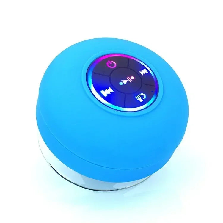 Portable Waterproof Bluetooth Audio Speaker with Large Suction Cup