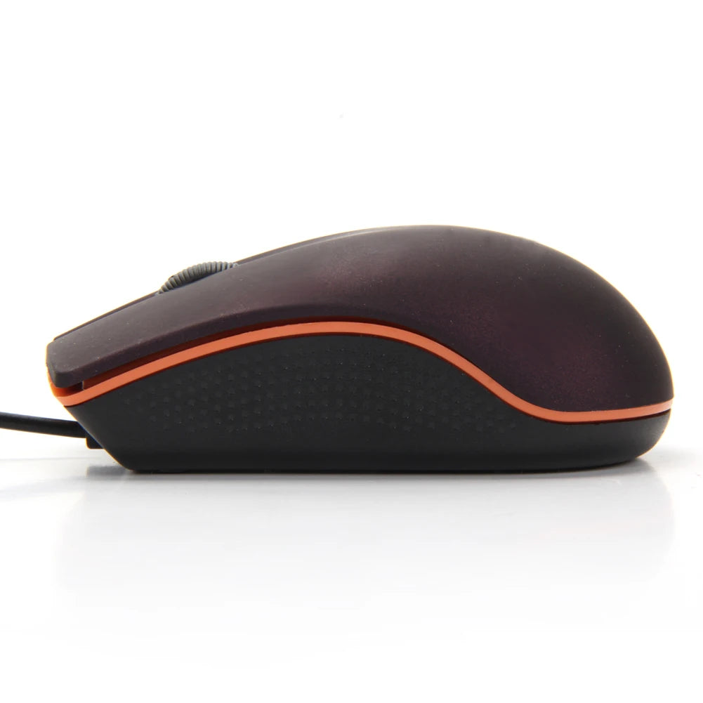 Wired 1200dpi Matte Black USB Gaming Mouse