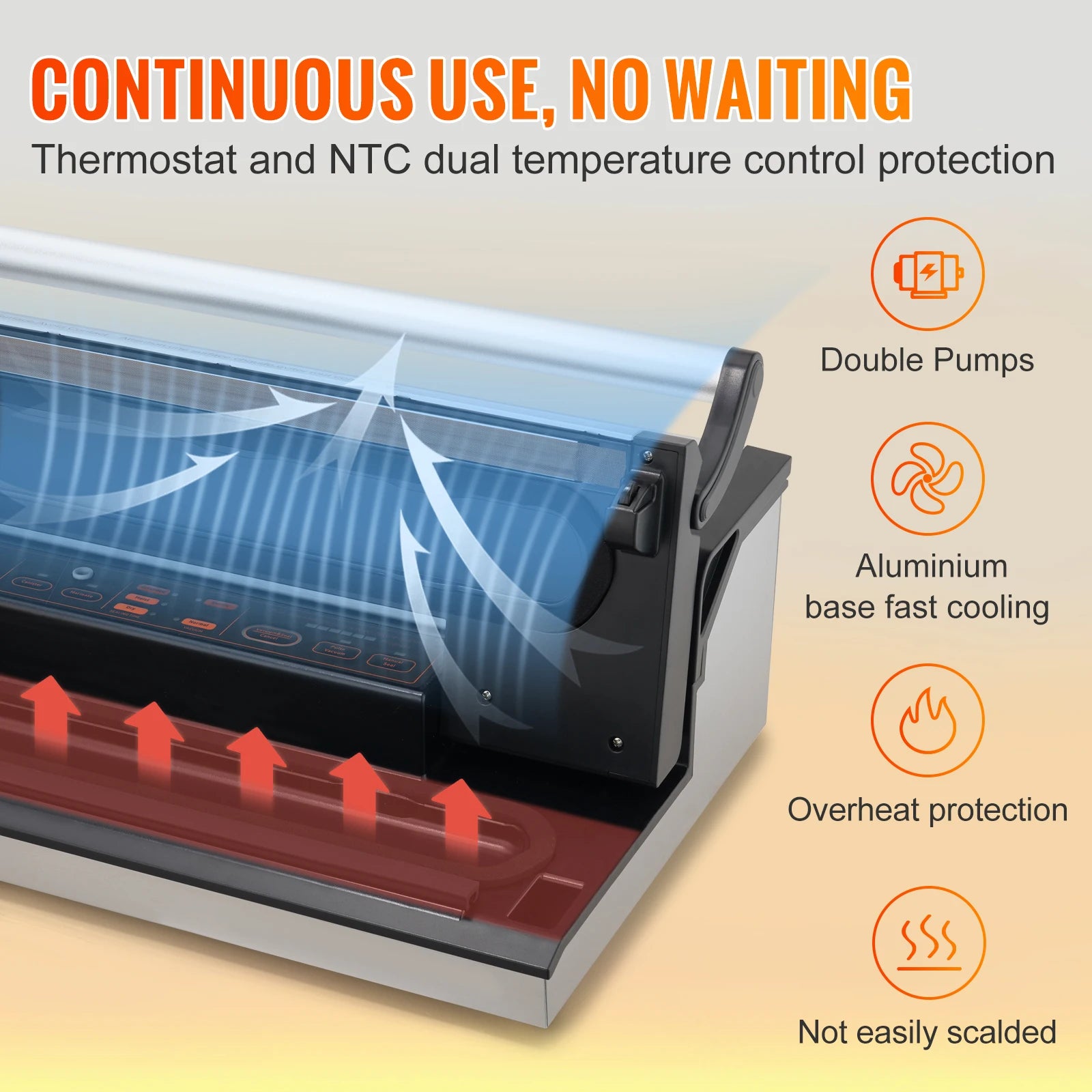 Commercial Automatic Food Vacuum Sealer Machine