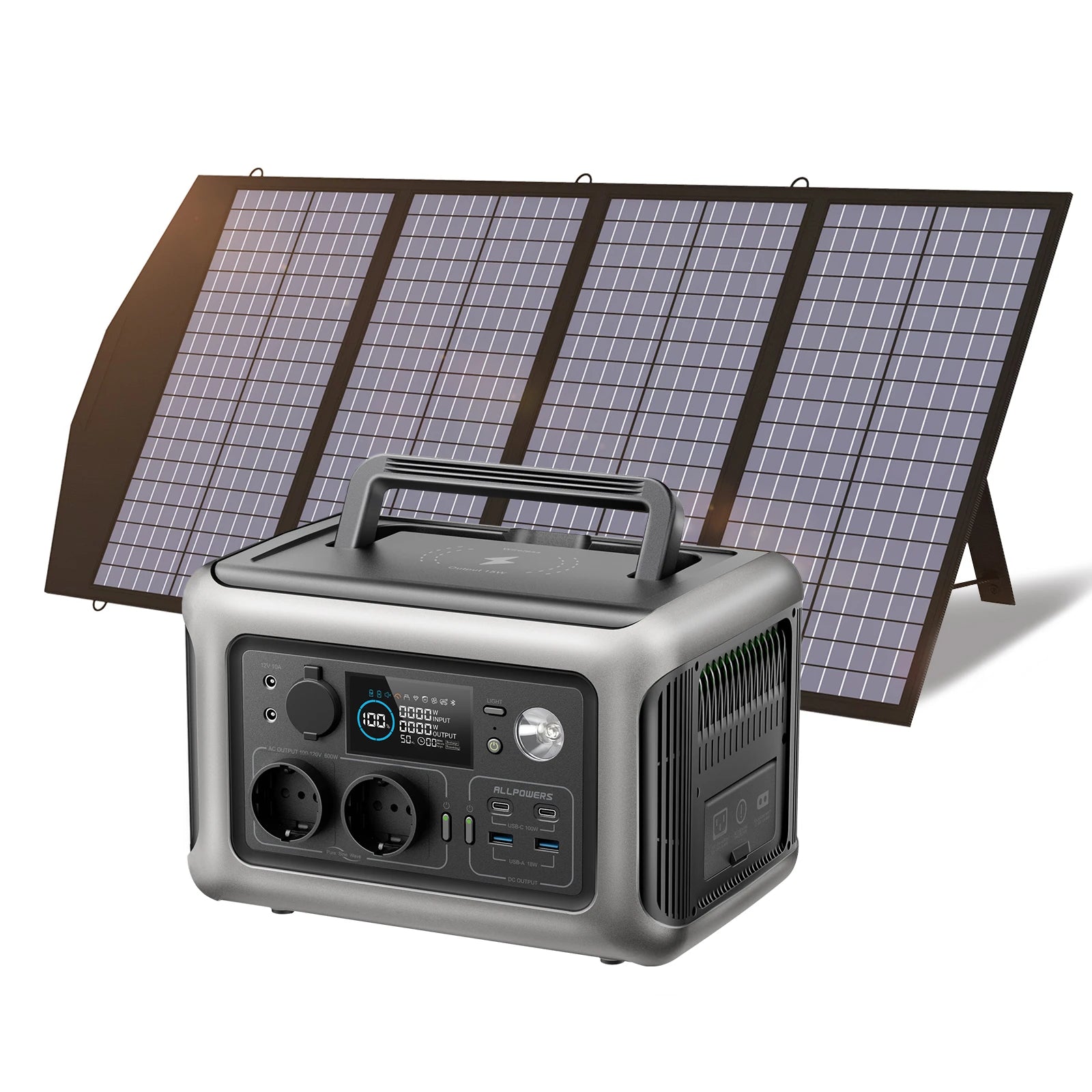 ALLPOWERS R600 Solar Generator with Optional Solar Panel