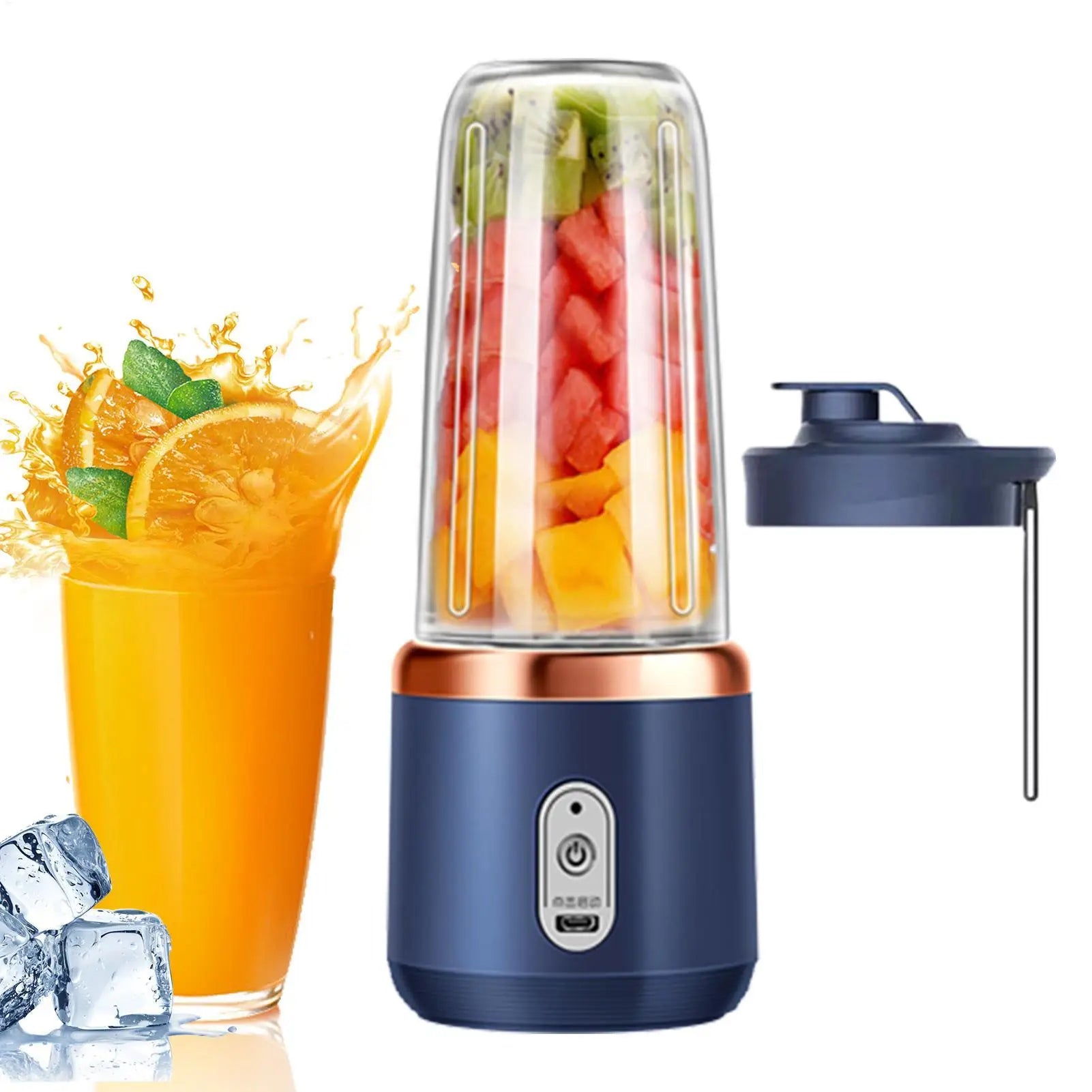 Rechargeable 6 Blades Electric Portable Juicer Cup Mixer
