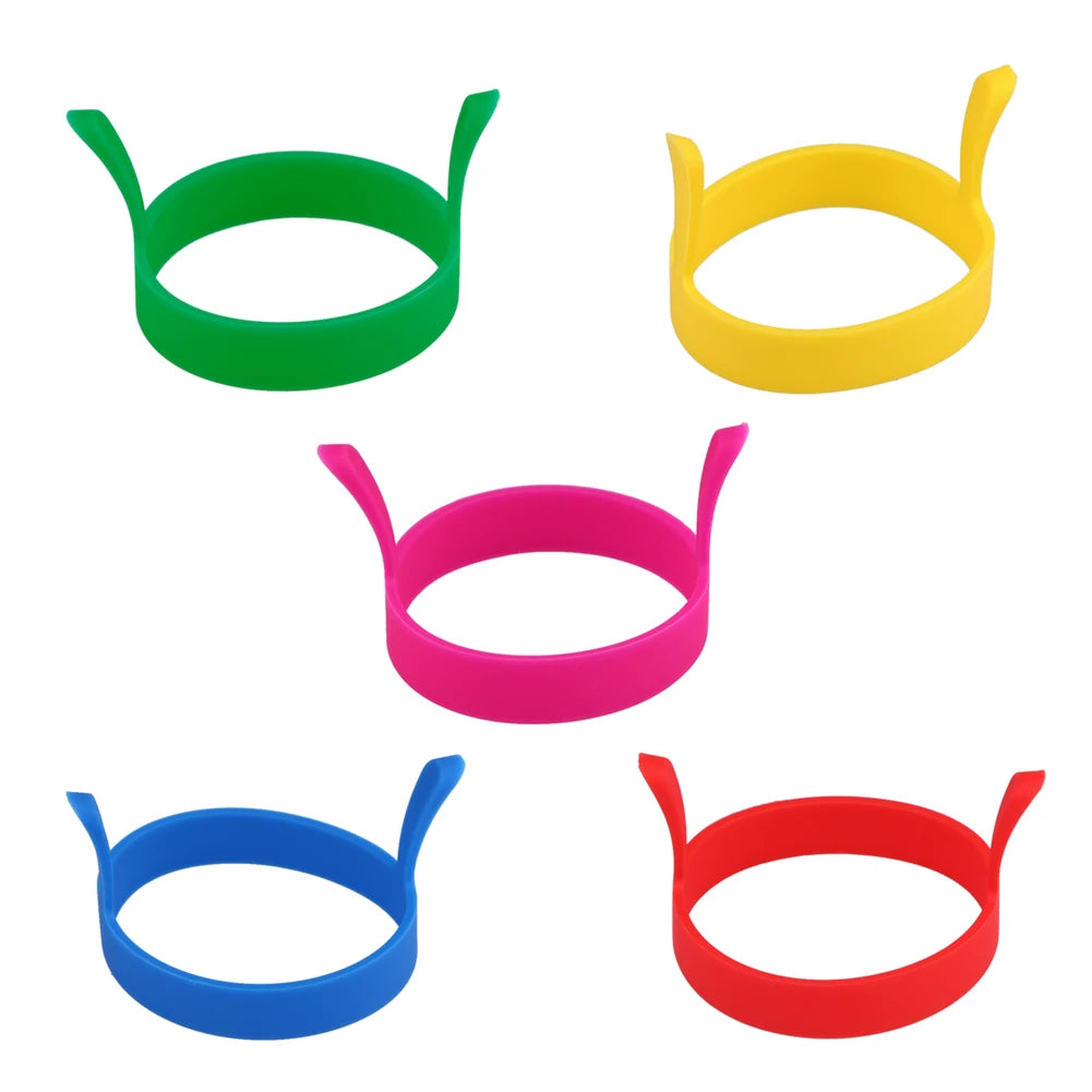 8X Nonstick Silicone Egg Pancake Ring Molds