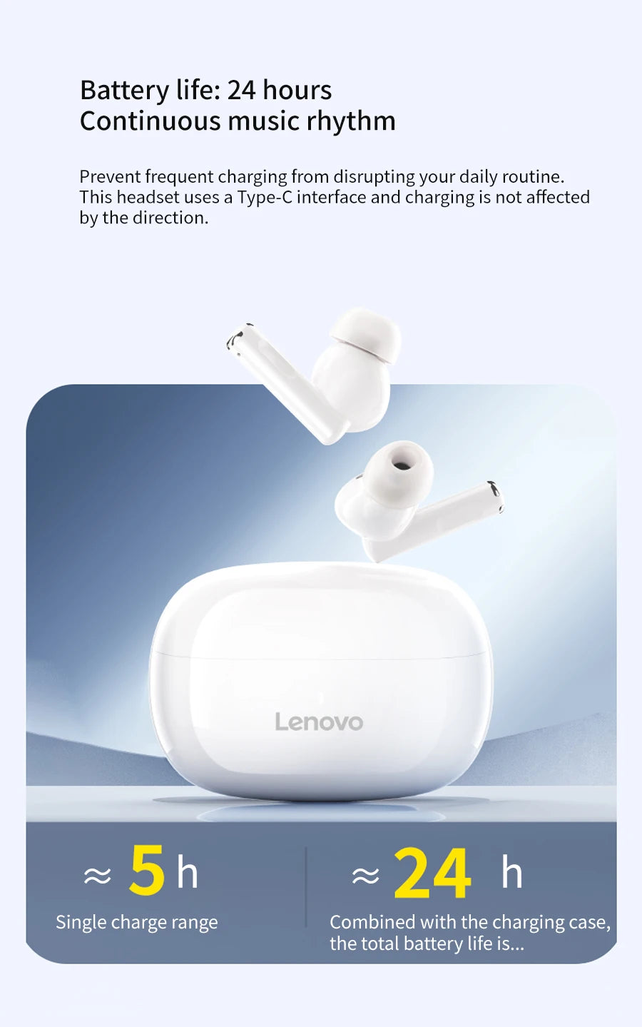Lenovo Anc Noise Reduction Earbuds