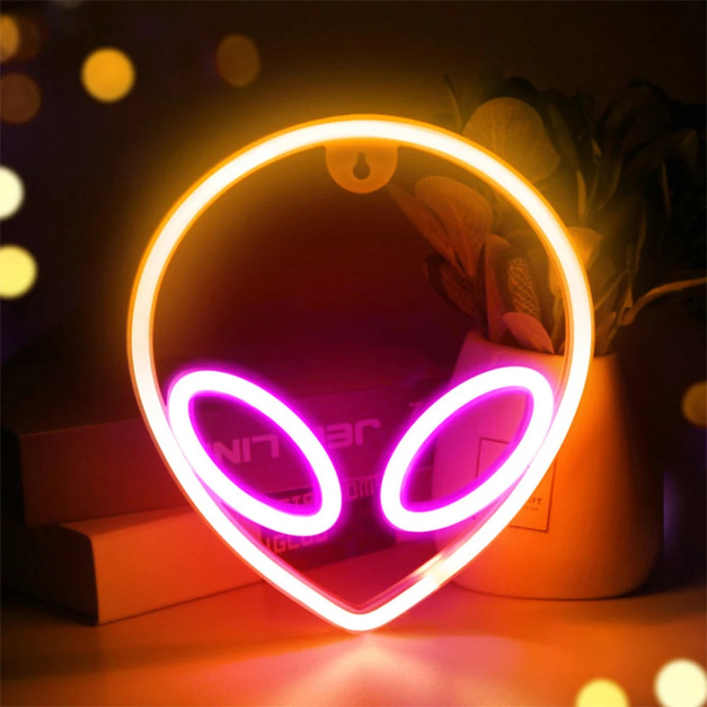 USB/Battery LED Neon Light Wall Art