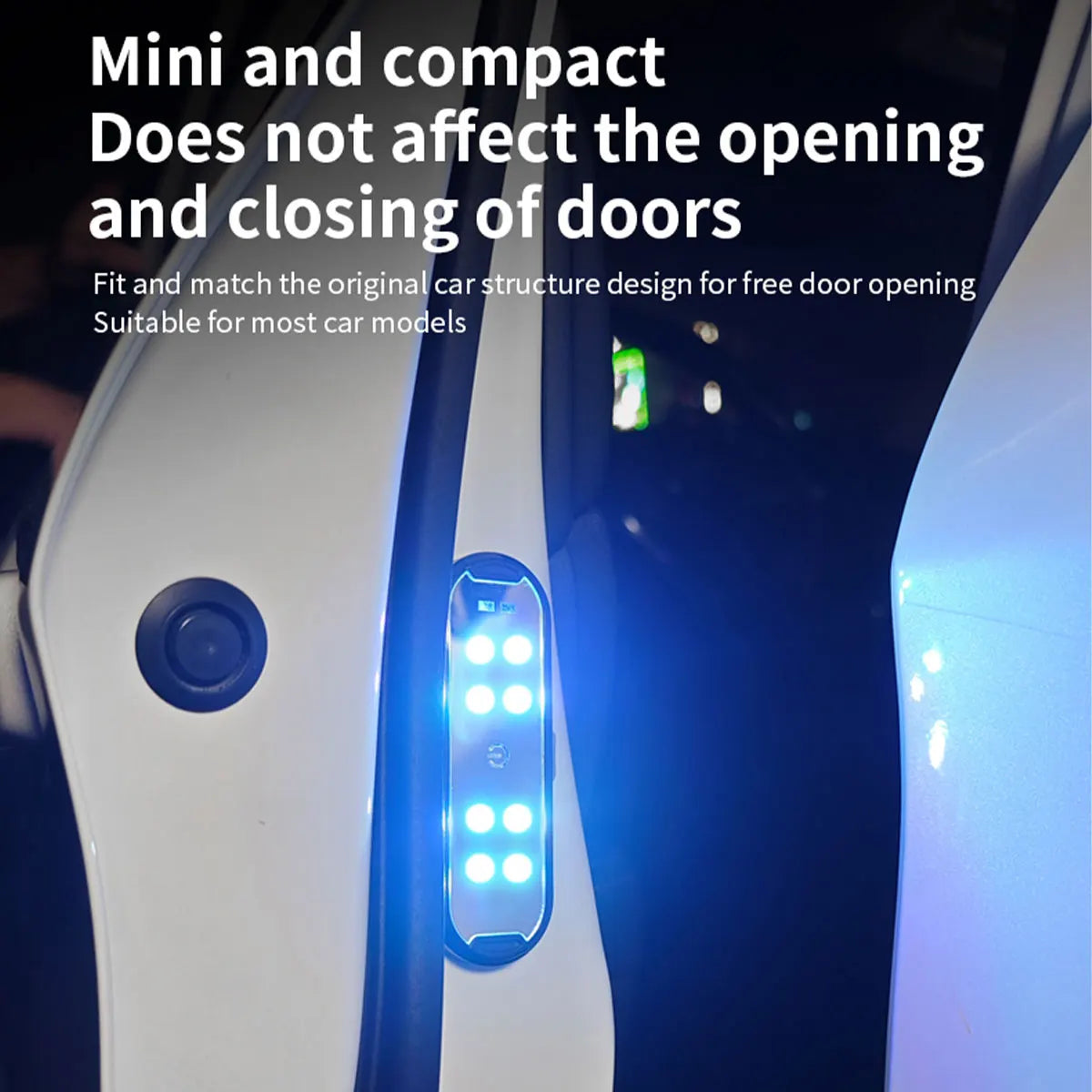 2Pcs Wireless Car RGB LED Door Lights