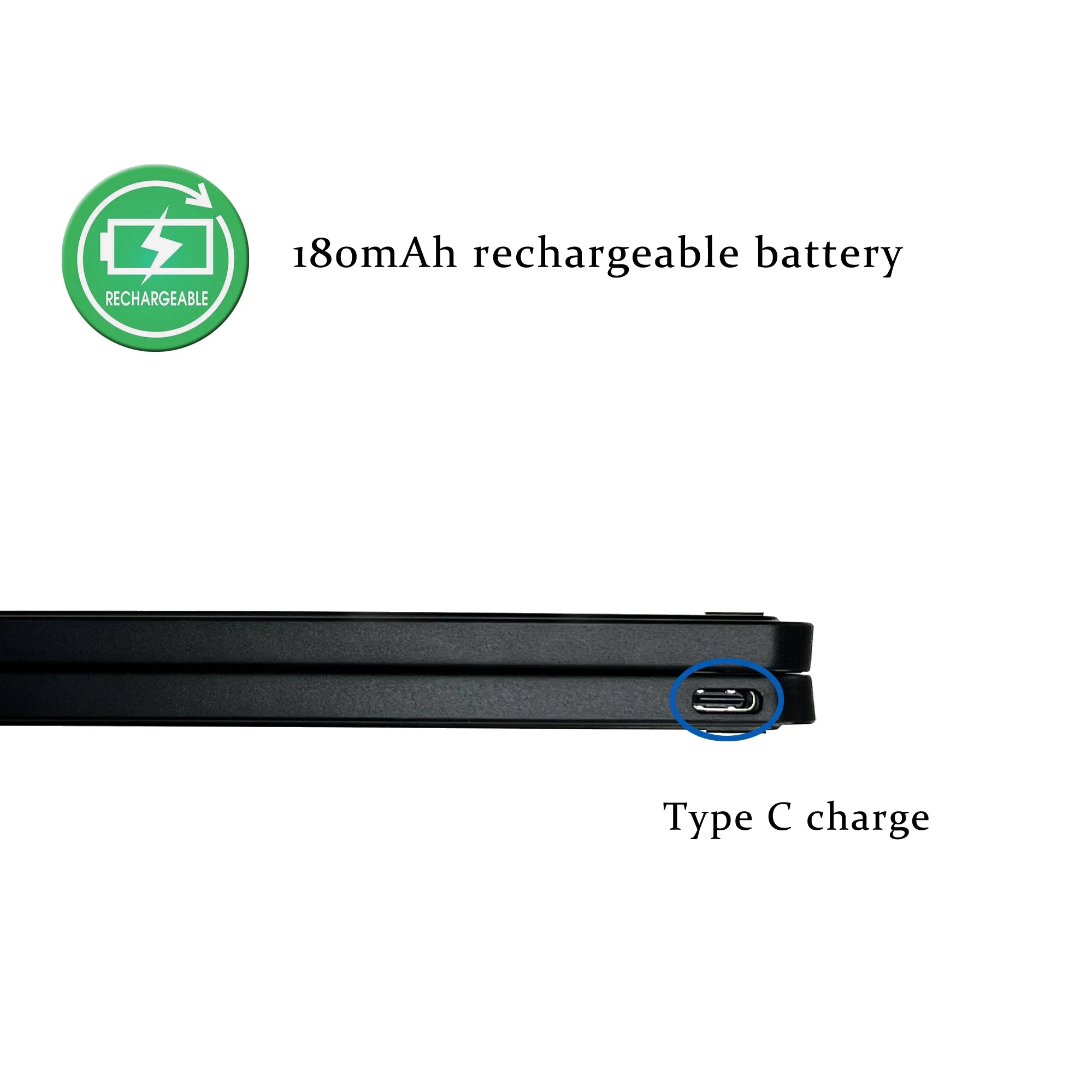 Rechargeable Folding Wireless Bluetooth Keyboard