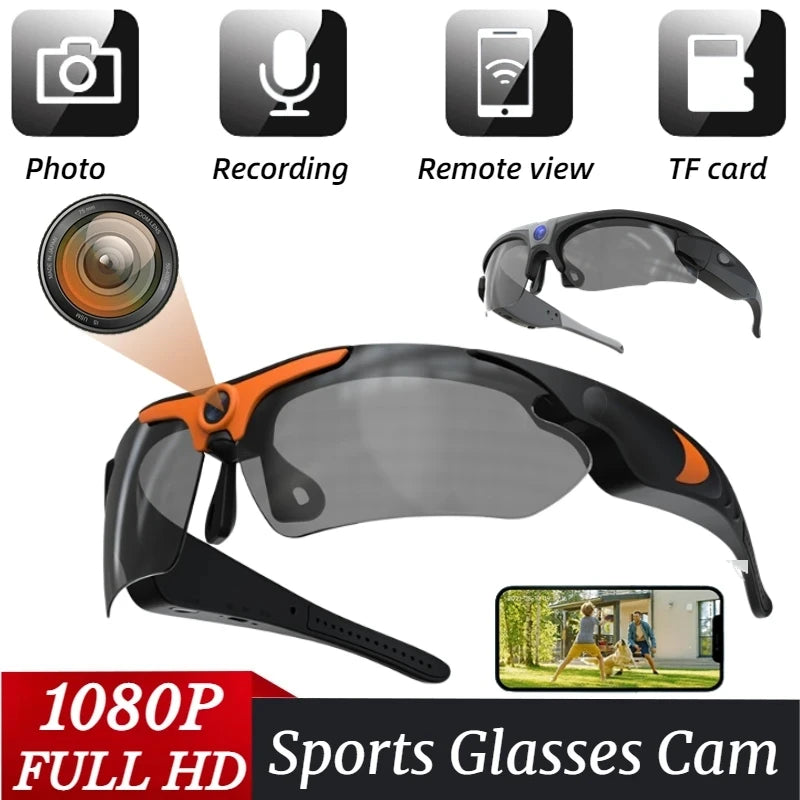 Polarized Lens Sports Sunglasses with HD Camera and Video Recording