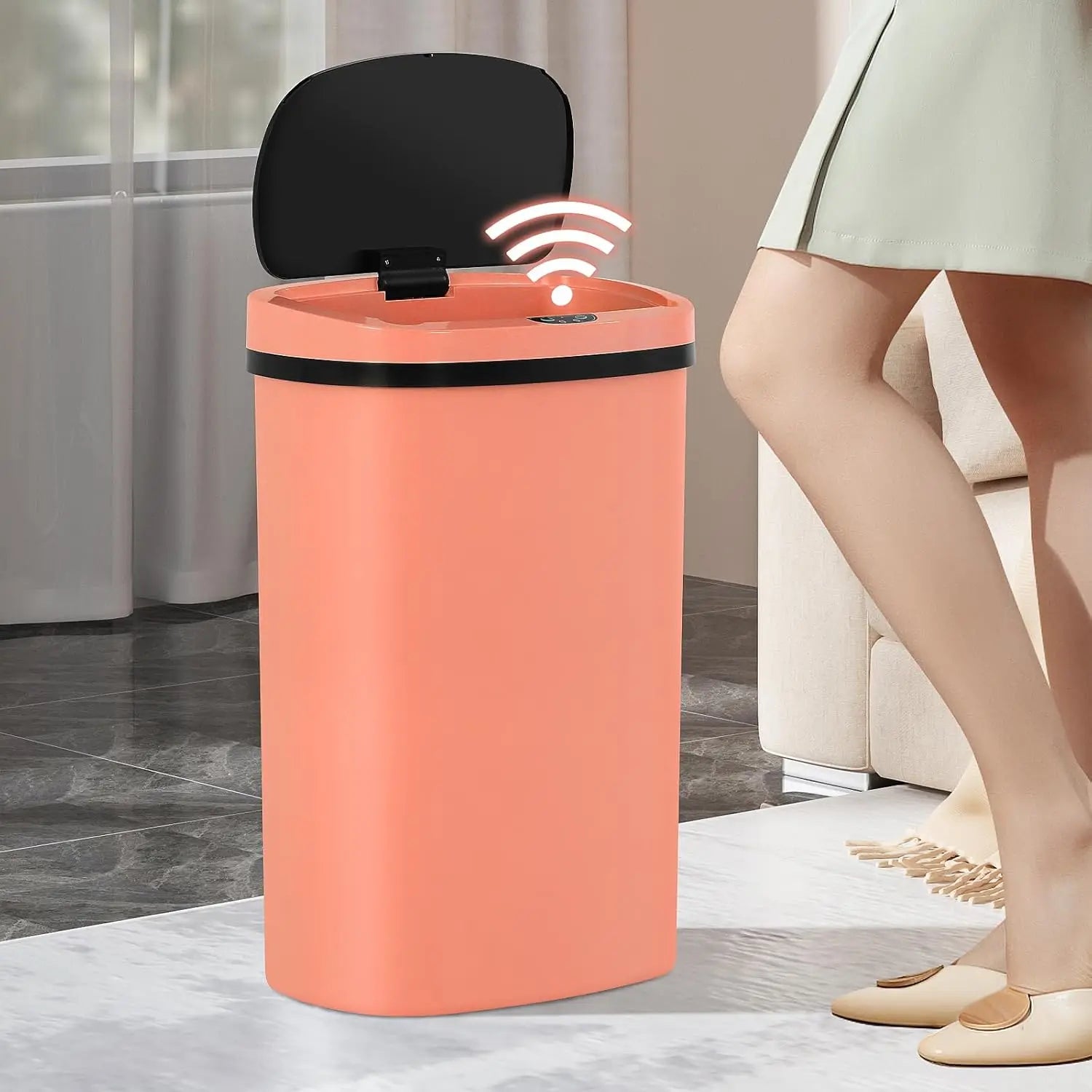 13-Gallon (50L) Automatic Motion Sensor Trash Can