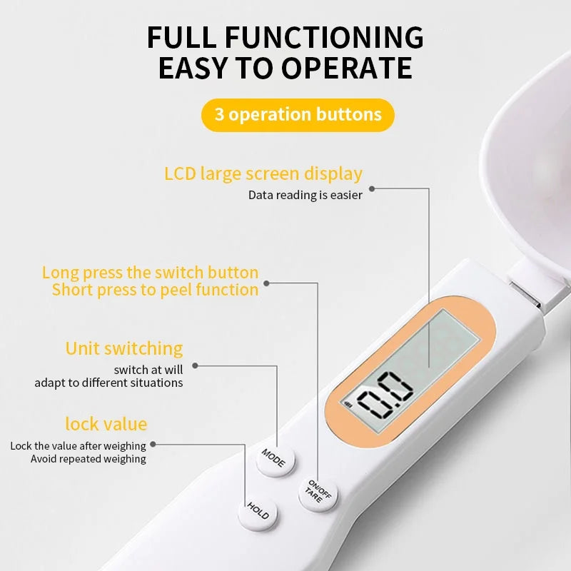 Electronic Kitchen Scale – Digital Measuring Spoon