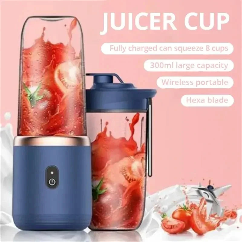 Blue/Pink Electric Juicer Blender – 1/2pc