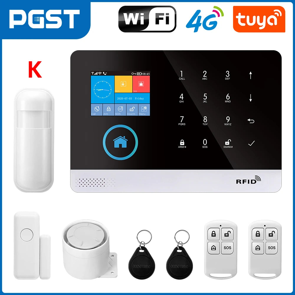 4G WiFi Home Security Alarm System