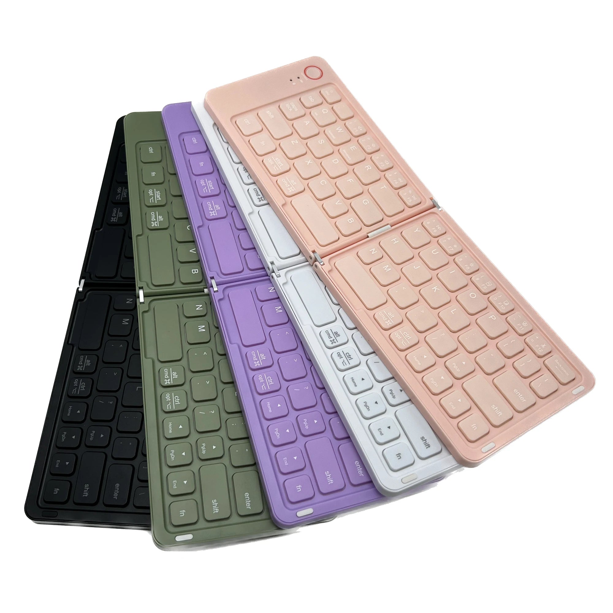Rechargeable Folding Wireless Bluetooth Keyboard