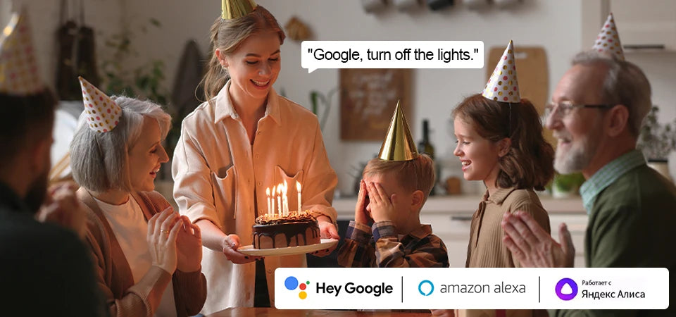 16A Smart Plug with Bluetooth App Control Works with Google and Alexa