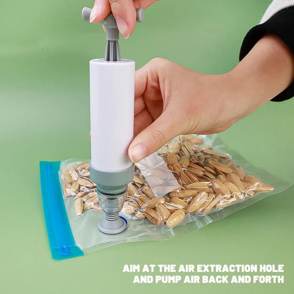 Vacuum Sealed Food storage with Air Valve