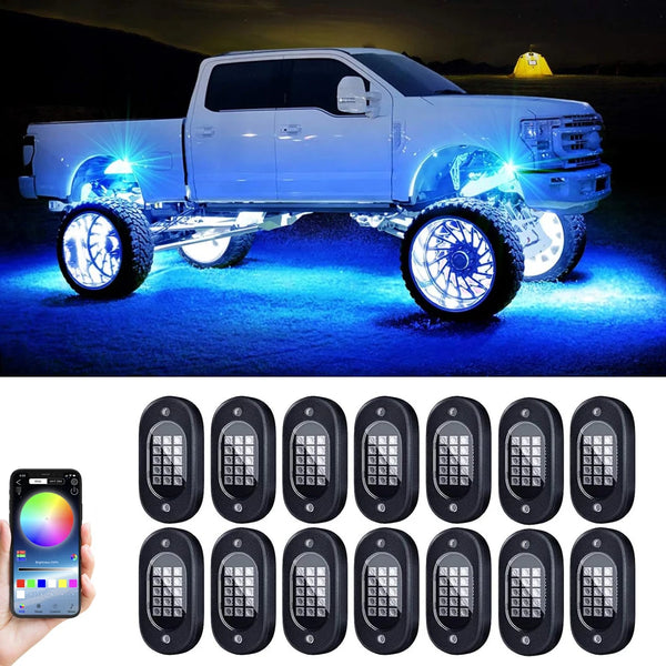 RGB LED Neon Car Underglow Chassis Lights with Music Sync