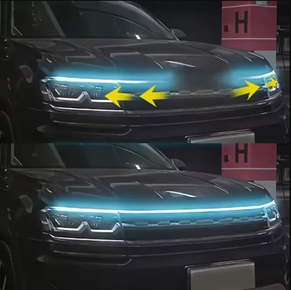 Dynamic Meteor LED Car Hood Lights Strip