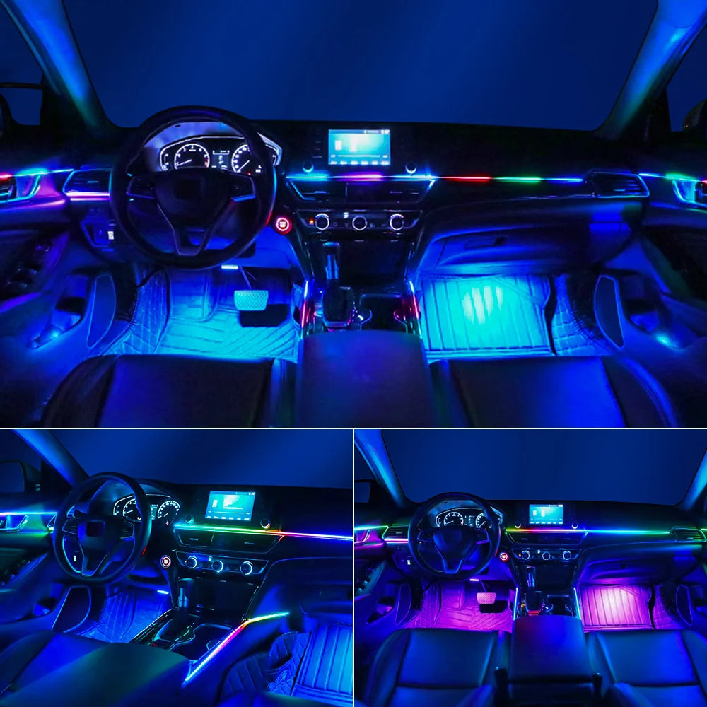 10/14/18-in-1 LED Car Ambient Lights Kit