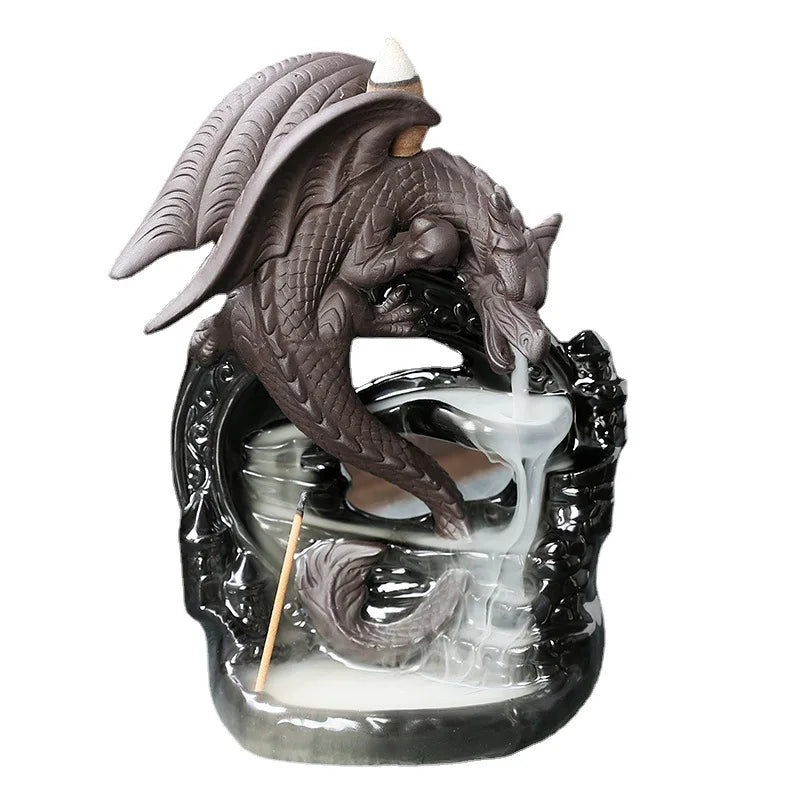 Creative Dragon Waterfall Incense Burner